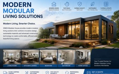 Modern Modular Living Solution Modern Modular Living Solutions: Prefab Homes, Villas & Residential Buildings