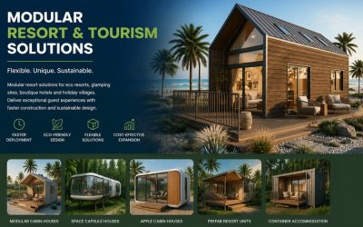 Modular Resort Tourism Solutions Modular Resort Solutions: Prefab Accommodation for Tourism & Hospitality Projects