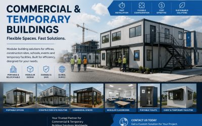Commercial & Temporary Buildings Commercial & Temporary Buildings: Flexible Modular Solutions for Modern Operations