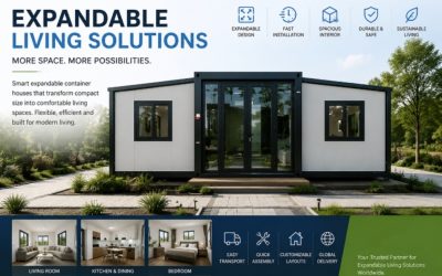 Expandable container living solutions Expandable Living Solutions: Foldable & Modular Container Homes