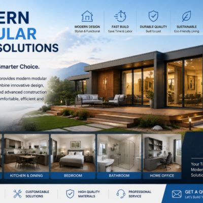Modern Modular Living Solution Modern Modular Living Solutions: Prefab Homes, Villas & Residential Buildings