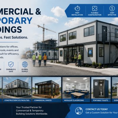 Commercial & Temporary Buildings Commercial & Temporary Buildings: Flexible Modular Solutions for Modern Operations