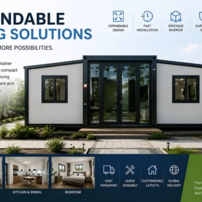 Expandable container living solutions Expandable Living Solutions: Foldable & Modular Container Homes