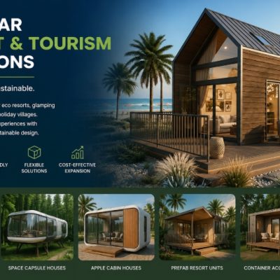 Modular Resort Tourism Solutions Modular Resort Solutions: Prefab Accommodation for Tourism & Hospitality Projects