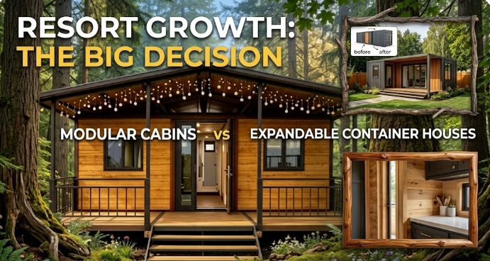 Should a Small Resort Use Modular Cabins or Expandable Container Houses Should a Small Resort Use Modular Cabins or Expandable Container Houses?