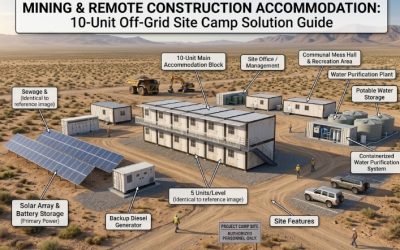 Mining & Remote Construction Accommodation 10-Unit Off-Grid Site Camp Layout & Solution Guide Mining & Remote Construction Accommodation: 10-Unit Off-Grid Site Camp Layout & Solution Guide
