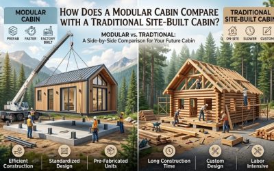 How Does a Modular Cabin Compare With a Traditional Site-Built Cabin How Does a Modular Cabin Compare With a Traditional Site-Built Cabin?